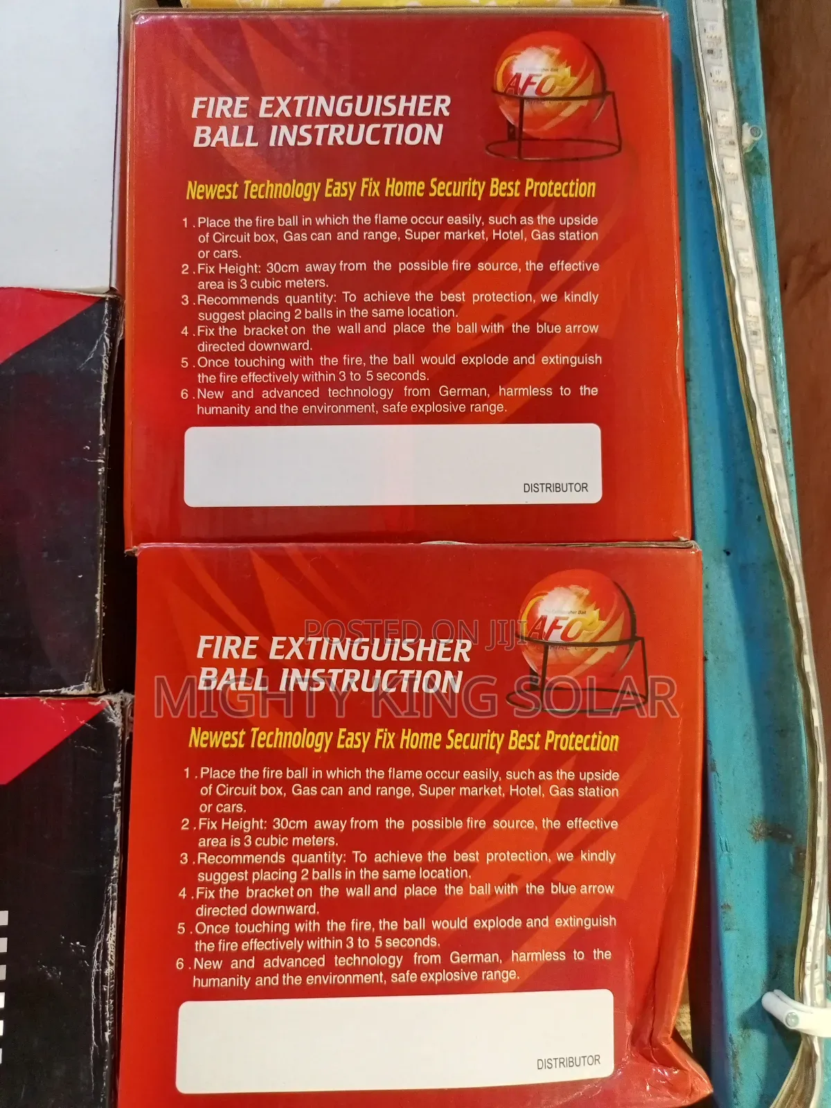 Auto Fire Off Fire Extinguisher Ball