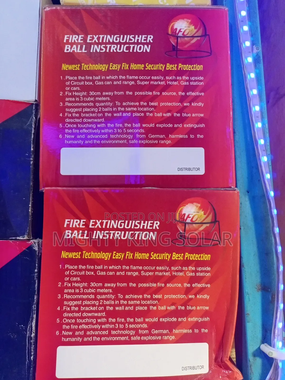 Auto Fire Off Fire Extinguisher Ball