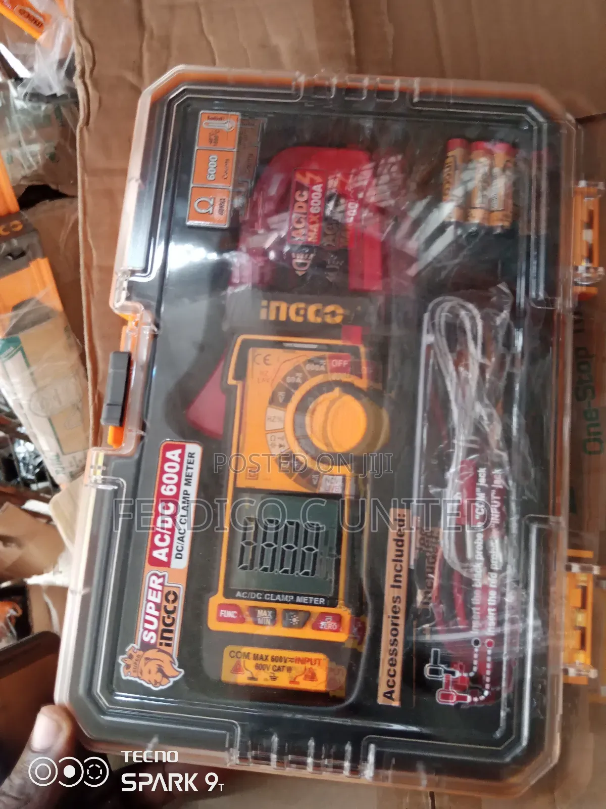 Super Ac/Dc 600a Clamp Meter