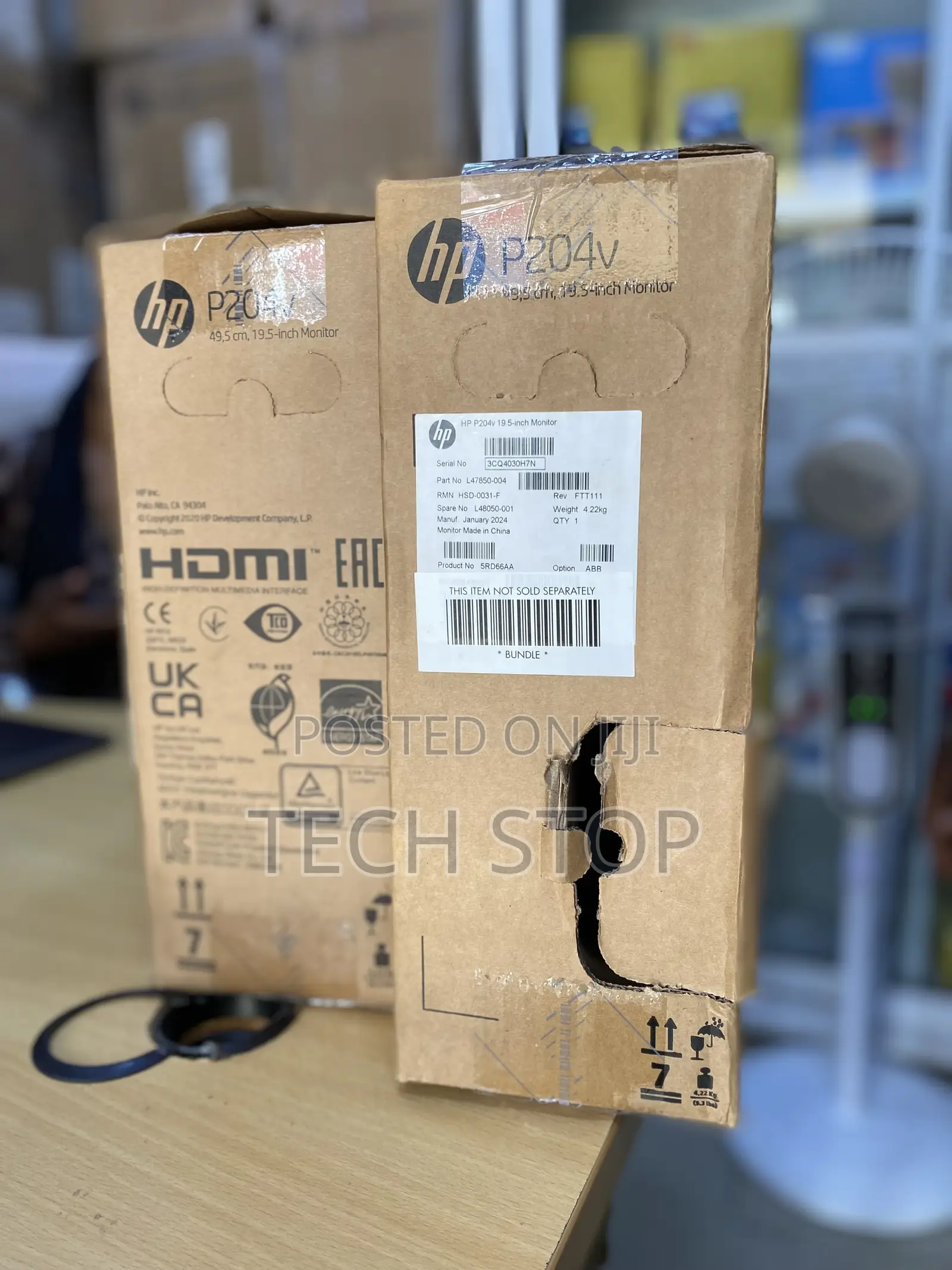 Hp P204v Display Monitor