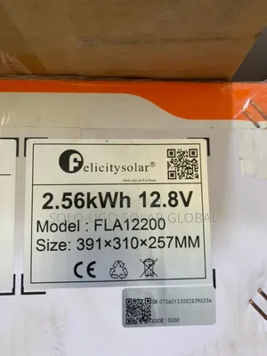 2.56kwh 12.8v Felicity Lithium Ion Battery