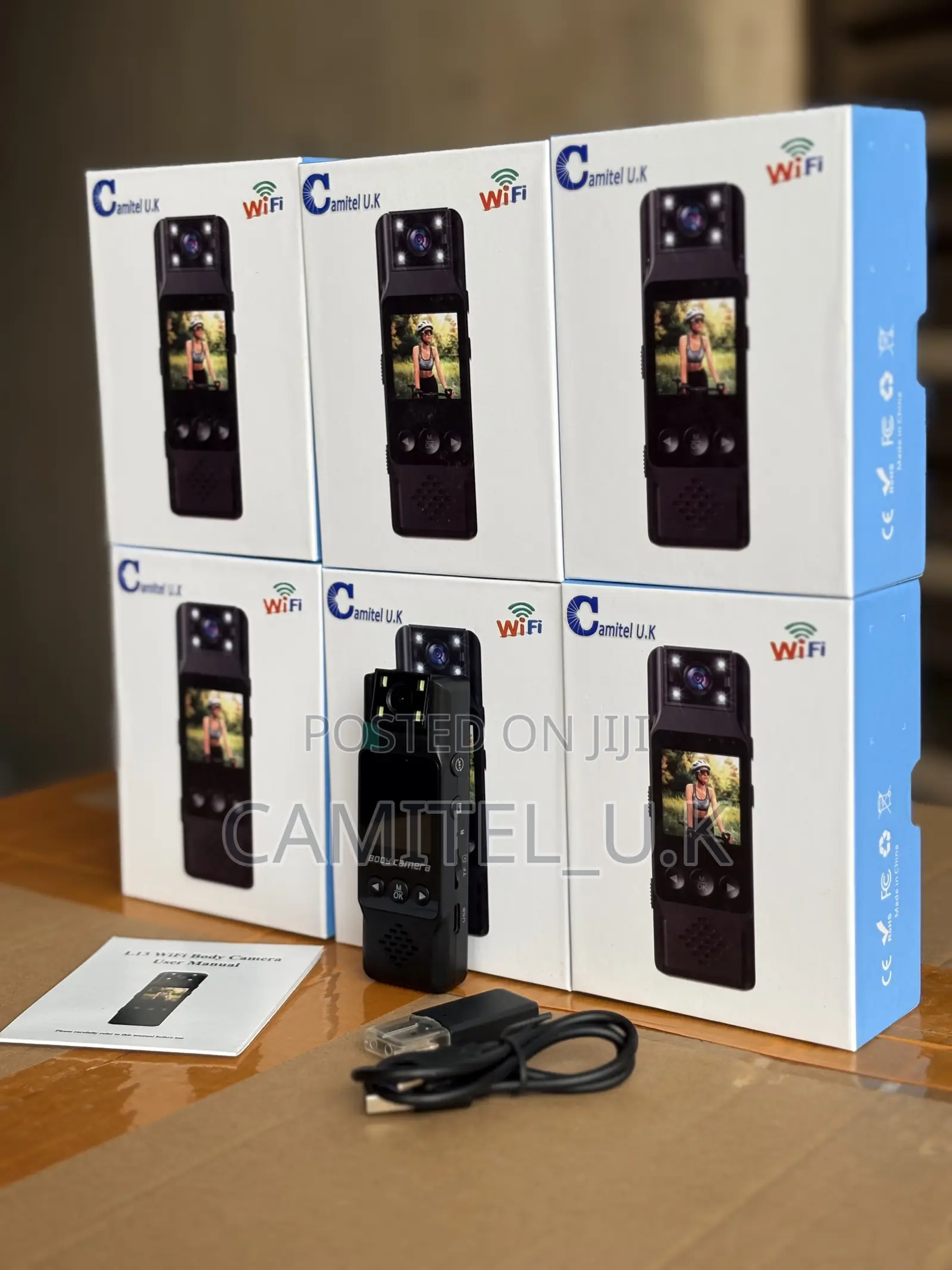 L13 Wifi Body Camera — Hd Wearable Security Recorder