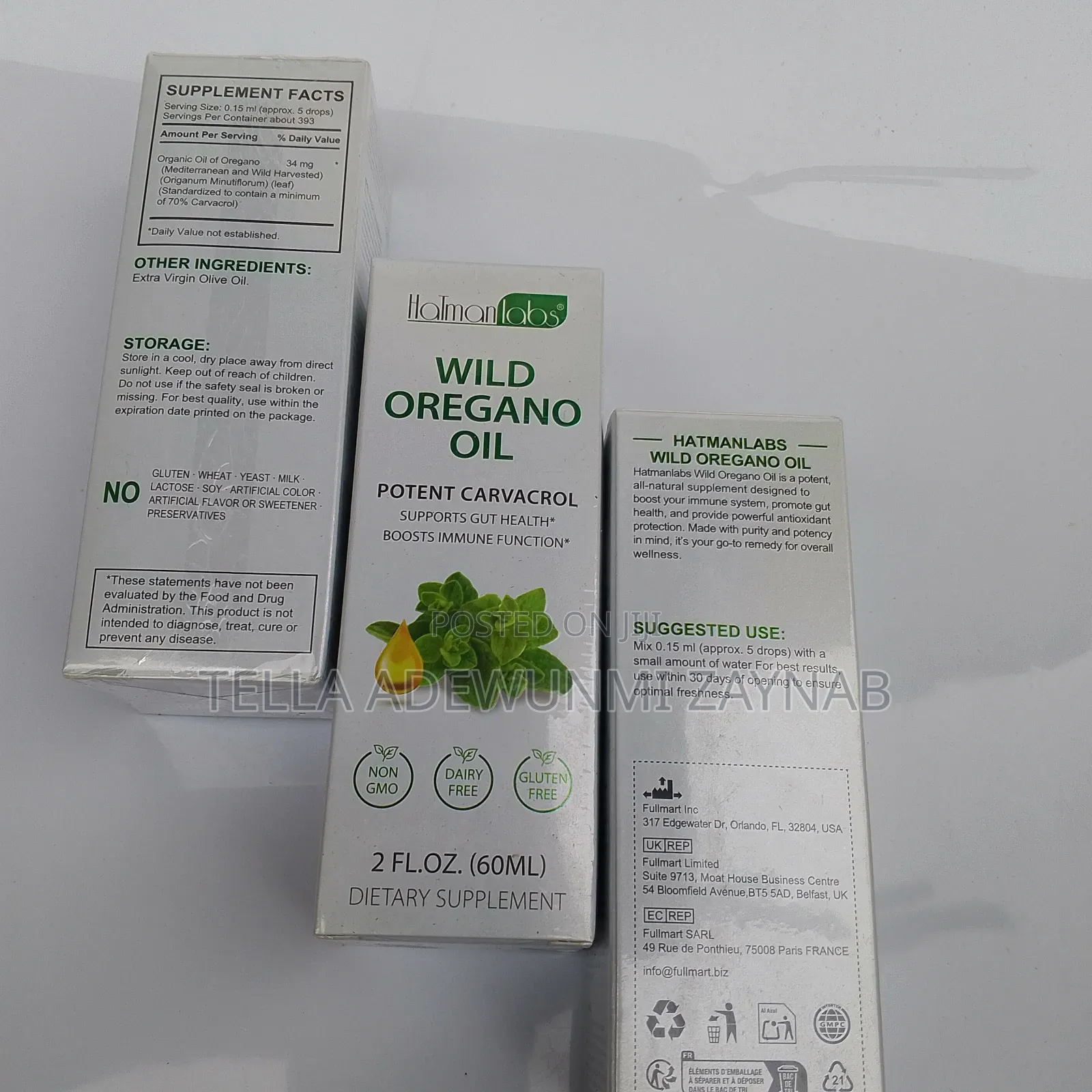 Wild Oregano Oil -Potent Oil 60ml