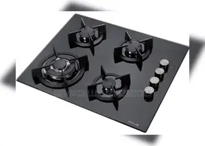 4 Burner Built-in Gas Hob Cooker | Tempered Glass | Auto Ignition