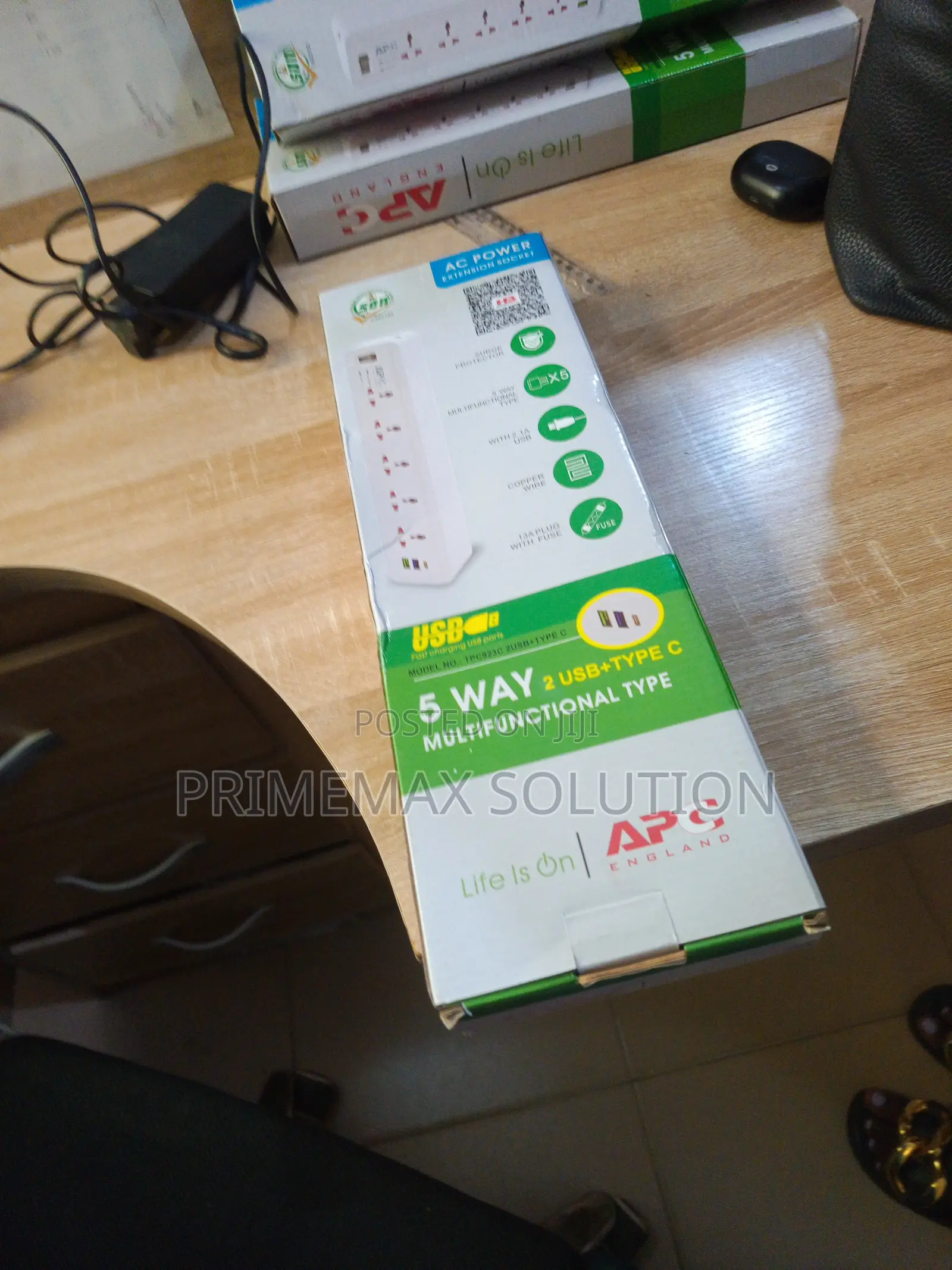5 Outlet Extension Box – Multi Device Charger