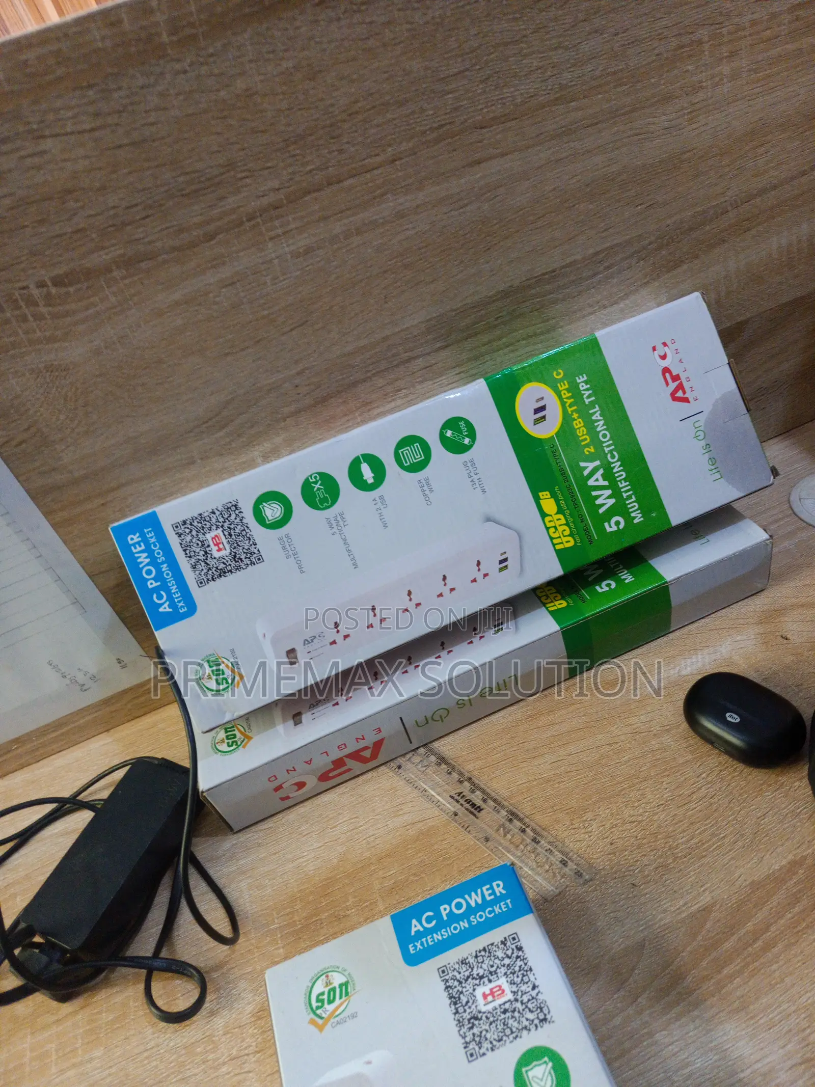 Home Office Essential: 5-Way Power Multiplier