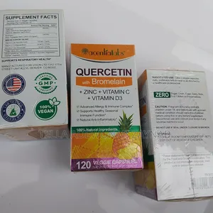 Quercetin With Bromelain+Zinc+Vitamin C+Vitamin D3