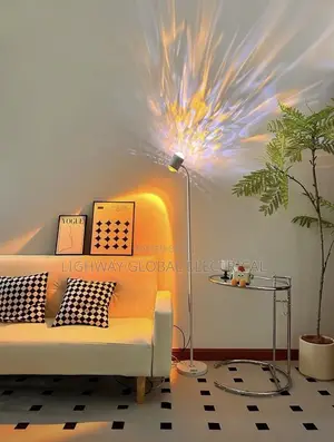 Aluminum Reflective Home Decor Floor Lamp