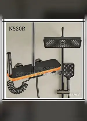 Luxury Smartled Thermostatic Rainfall Showersystem WTH Digital Display