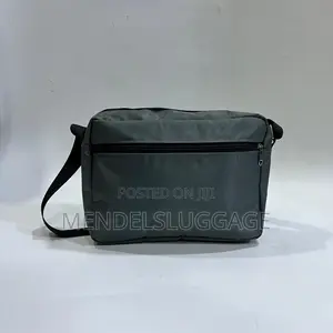 Meerkat Light Gray Shoulder Bag With Zipper Compartments