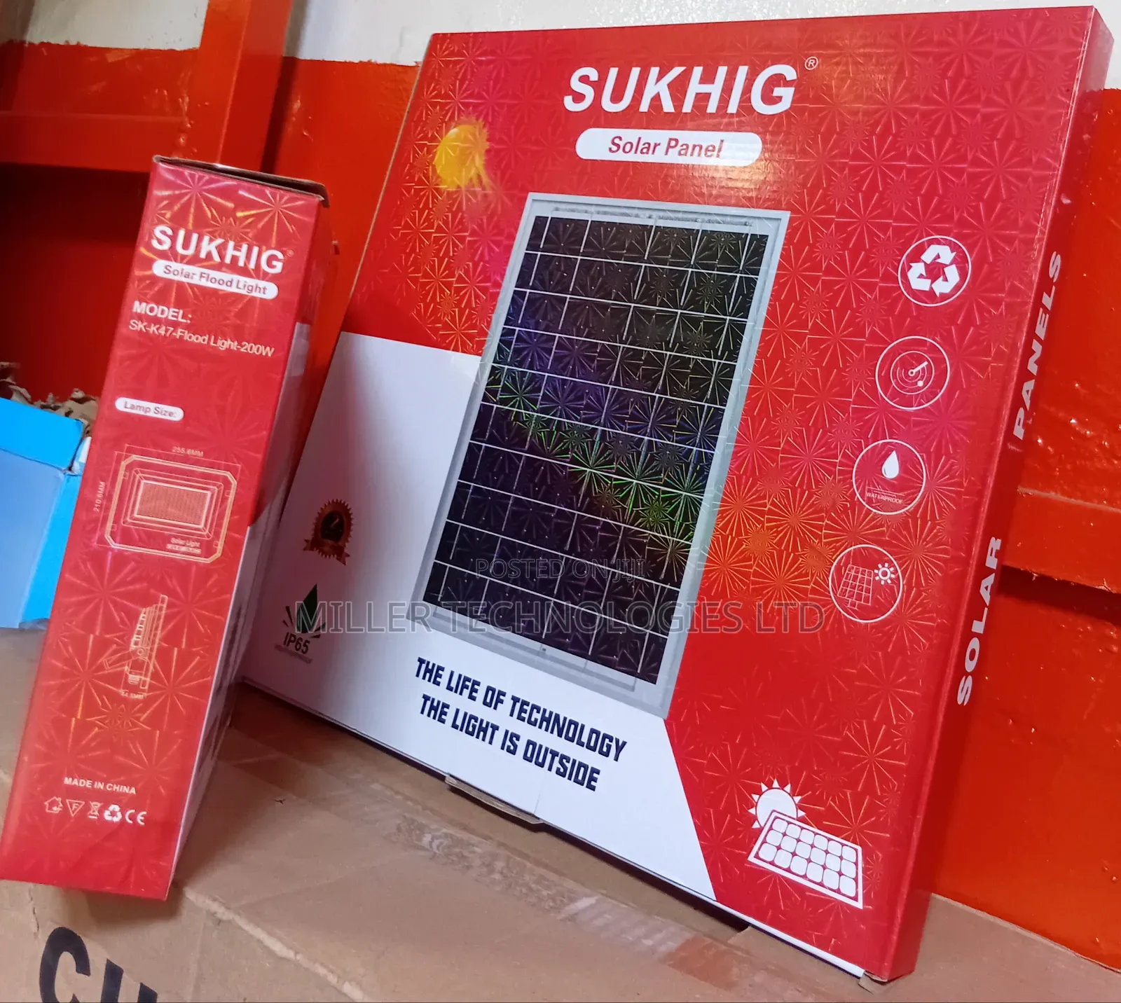 Sukhig Flood Light 200w With Panel