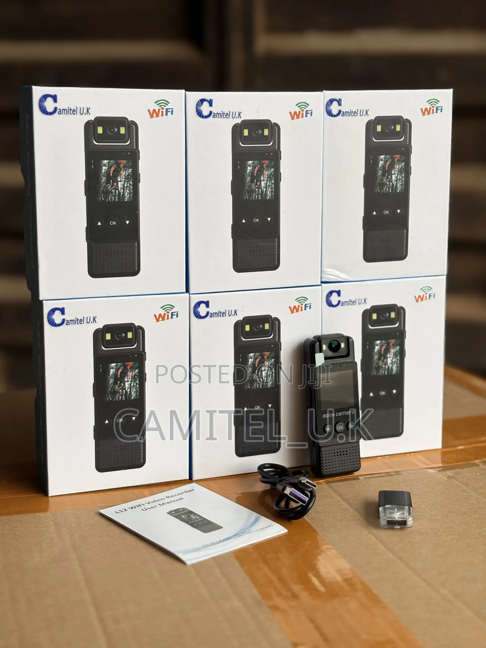 L12 Wifi Video Recorder — Hd Wearable Body Spy Camera