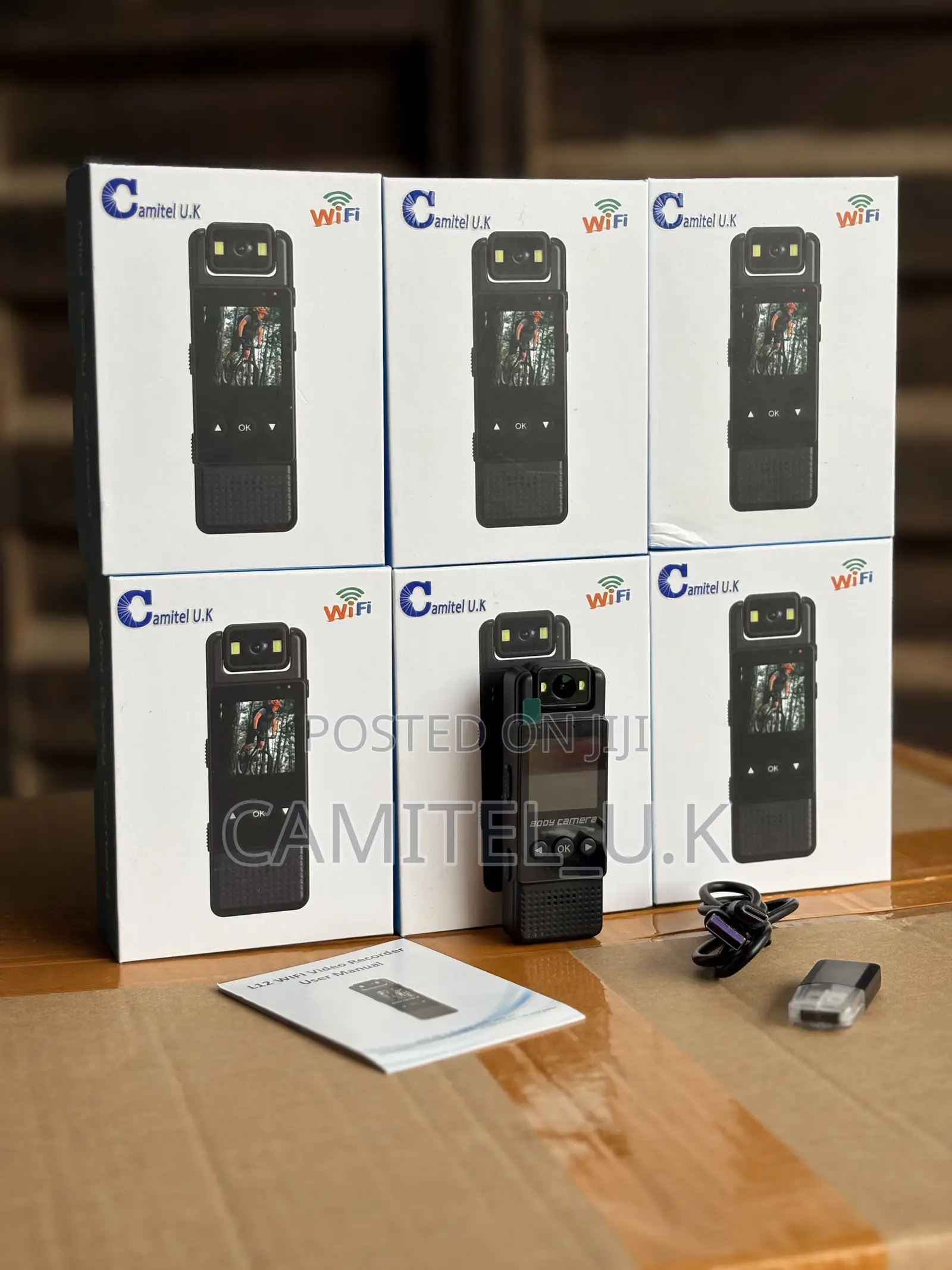 L12 Wifi Video Recorder — Hd Wearable Body Spy Camera