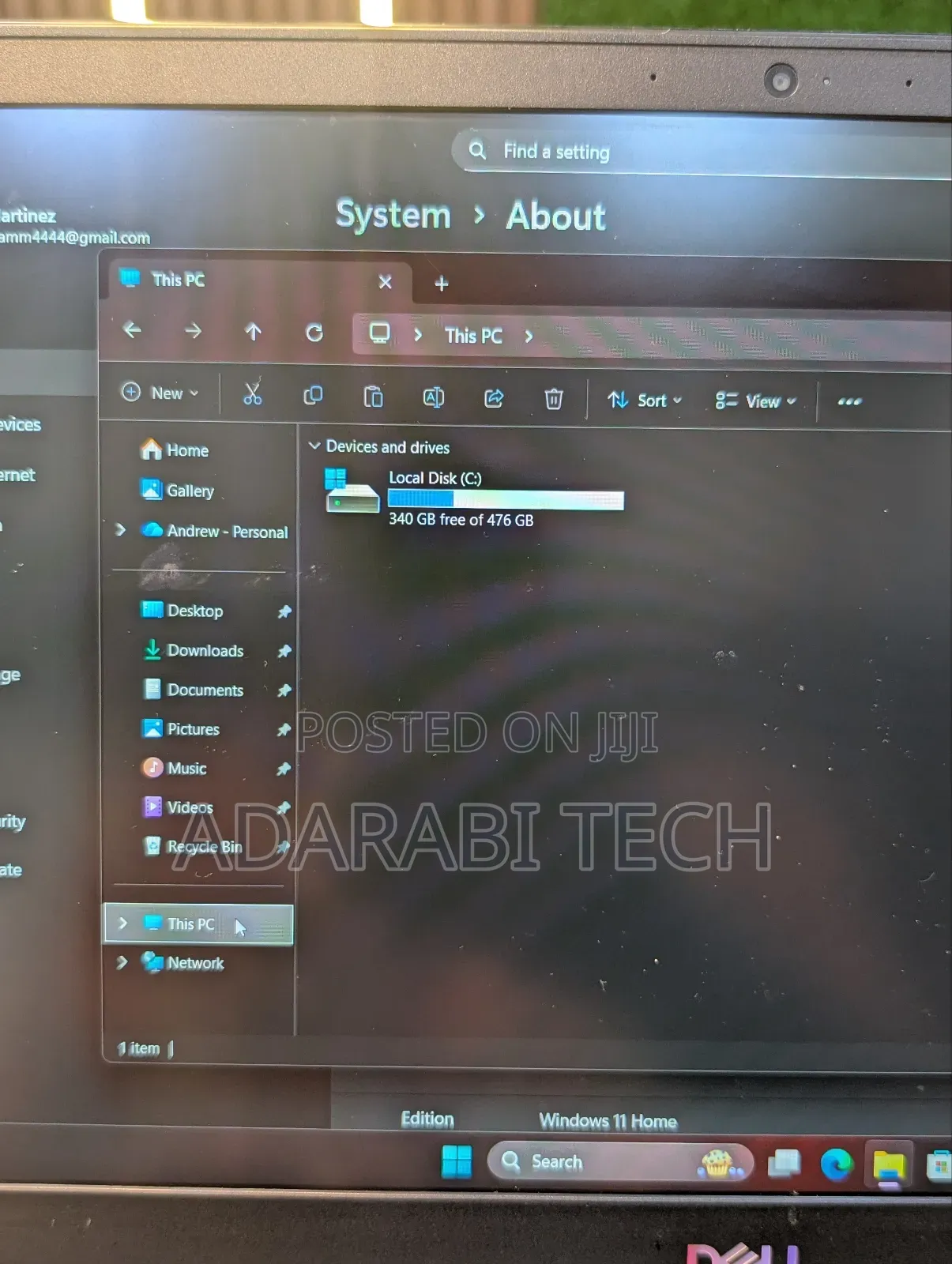 Laptop Dell G5 16GB Intel Core i7 SSD 512GB