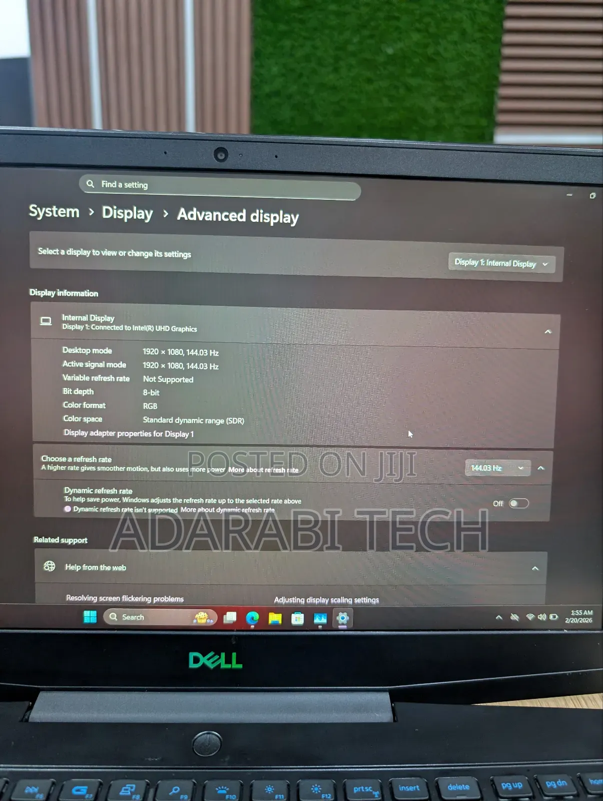 Laptop Dell G5 16GB Intel Core i7 SSD 512GB