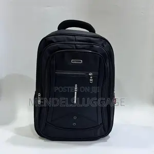 Hipower Black Multi-Compartment Backpack With Reflective Strip