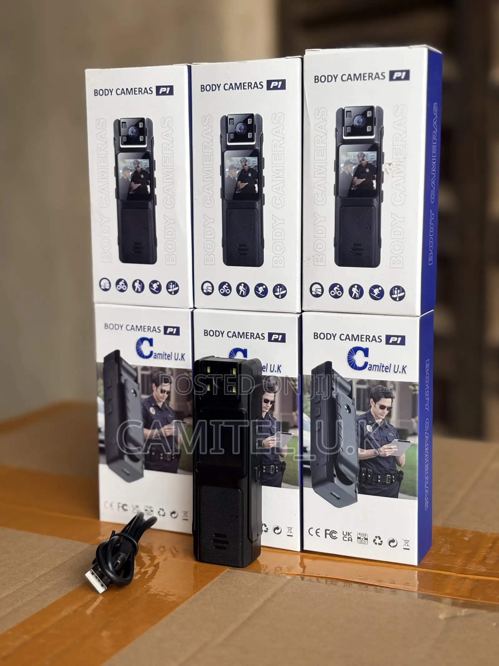 P1 Body Spy Camera — Hd Wearable Security Recorder