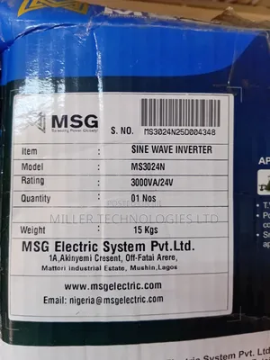 MSG Solar Inverter 3kva