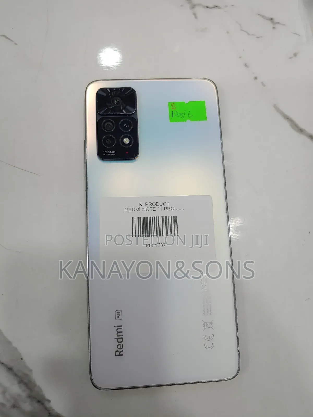 Xiaomi Redmi Note 11 Pro 5G 128 GB White