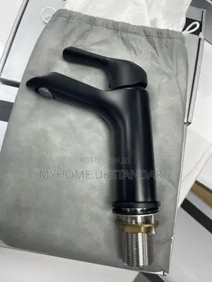 Black England Basin Mixer Tap
