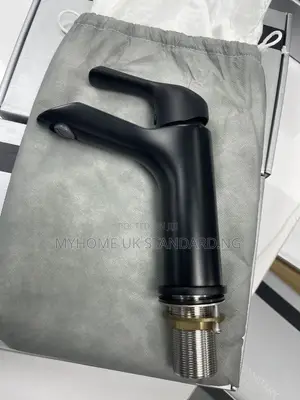 Black England Basin Mixer Tap