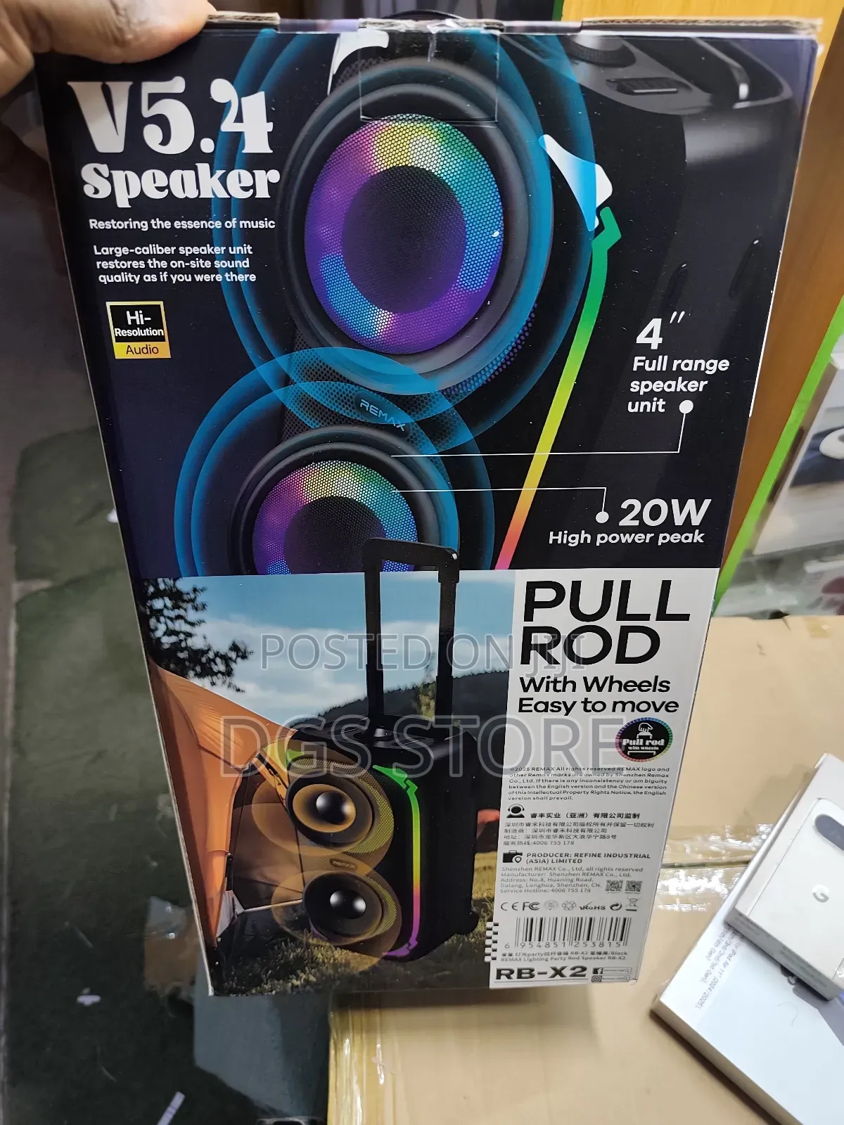 Remax Rb X2 Bluetooth Speaker