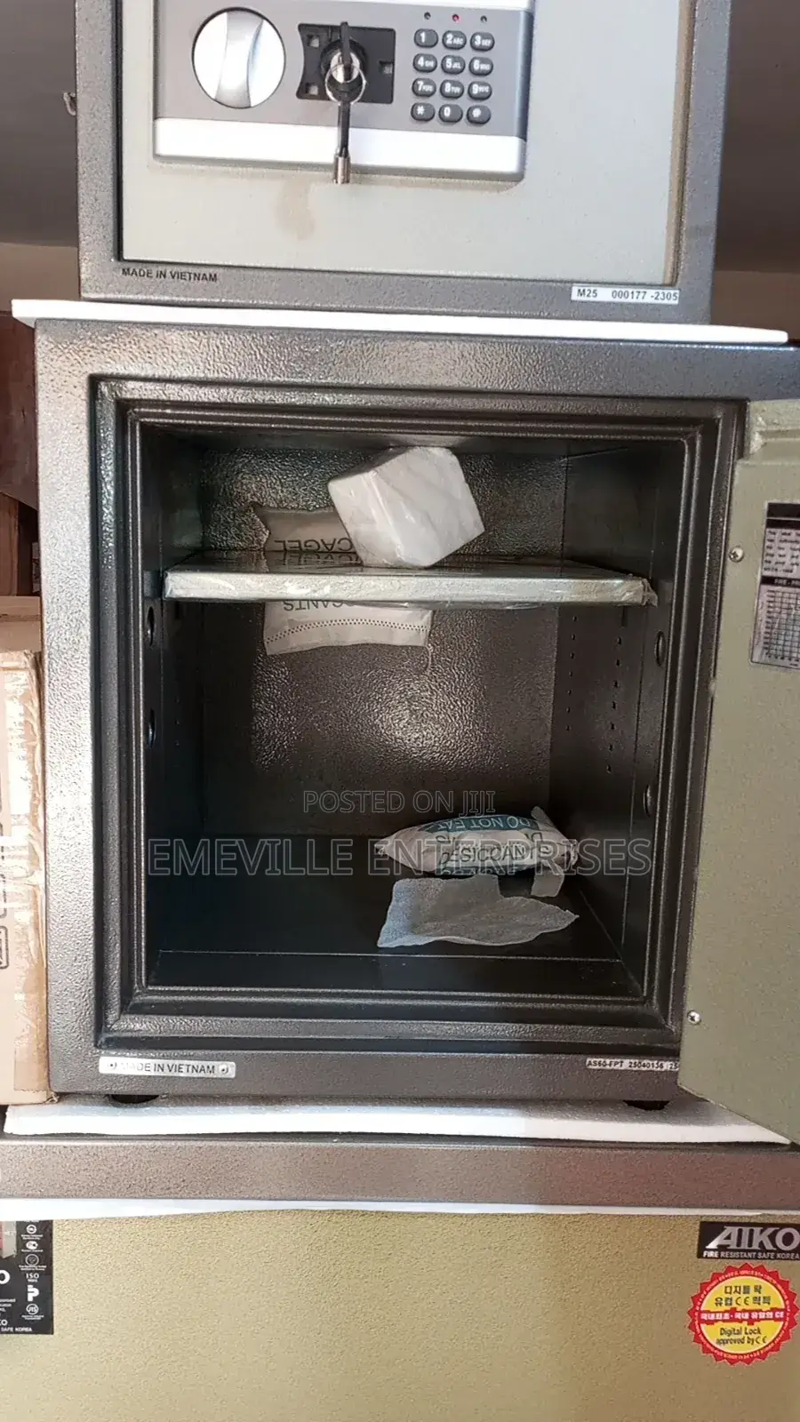 Aiko Fireproof Digital/Biometric Safe As_60kg
