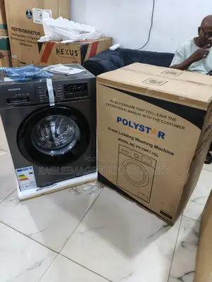 Polystar 7kg Black Front Load Washer – Reliable Use