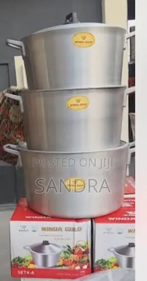 Winda Gold Aluminium Pot