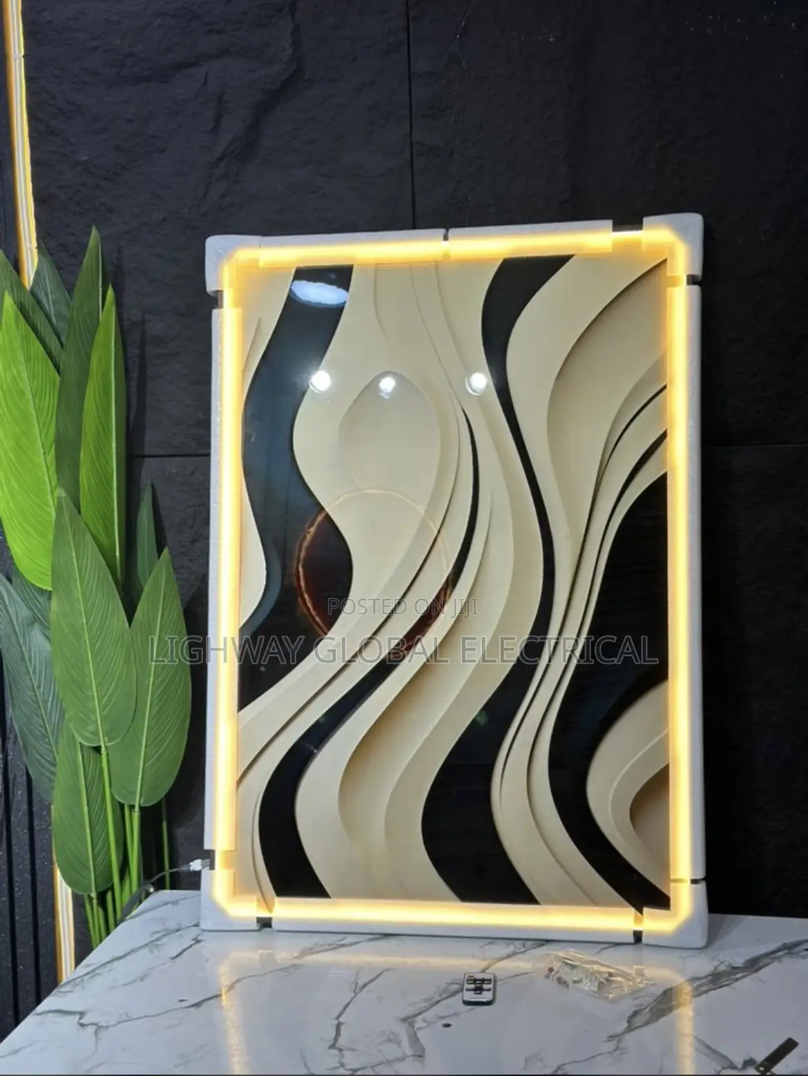 Modern Abstract Figure , Wall Decor Art Decor Frame Light
