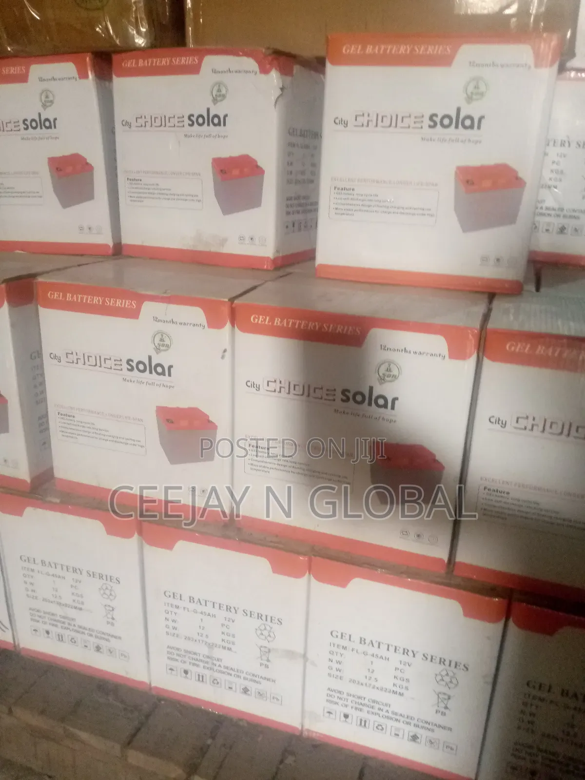 Solar Choice 45ahs 12v Dry Cells Deep Cycle Battery