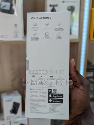 Dji Osmo Action 6 Essential Combo, Action Camera With Square Sensor