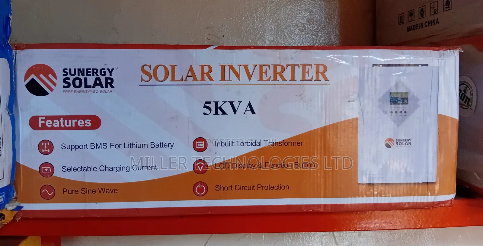 Sunergy Inverter 5kva for sale - MILLER TECHNOLOGIES LTD Price: ₦ ...