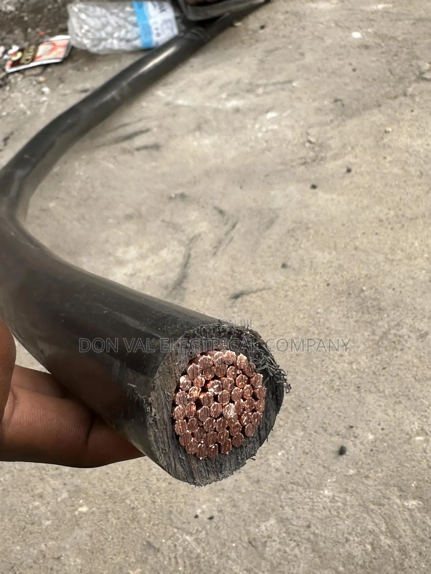 300mmx1core PVC PVC Copper Cable