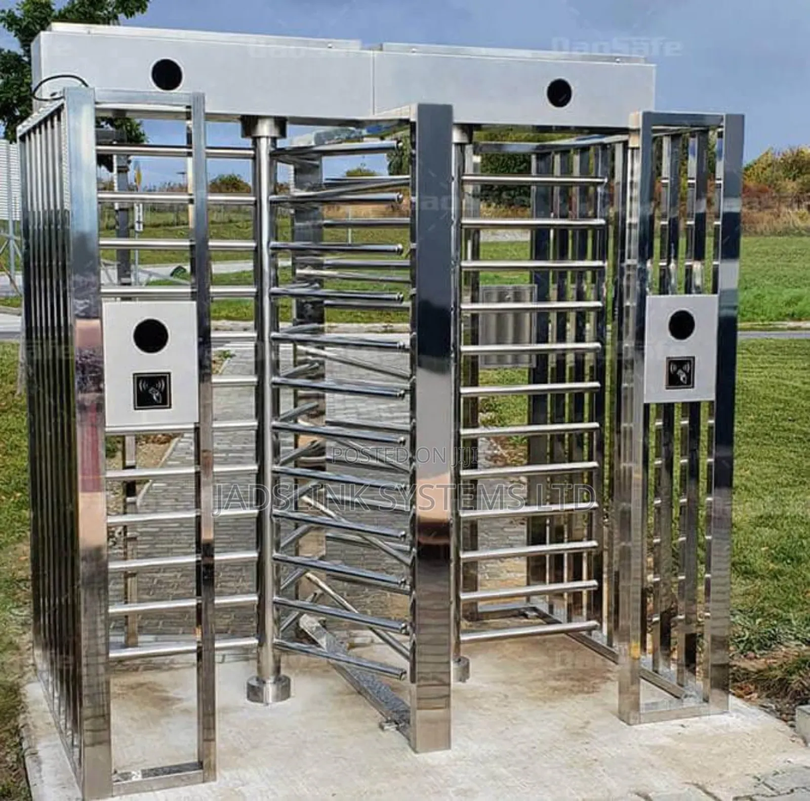 Double Full Height Security Turnstile