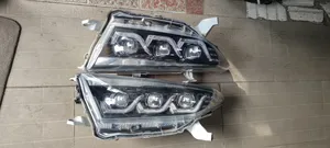 Set Led Three Torch Headlight Highlander 2012