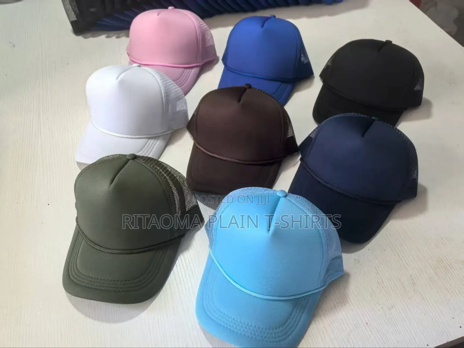 Plain Face Caps