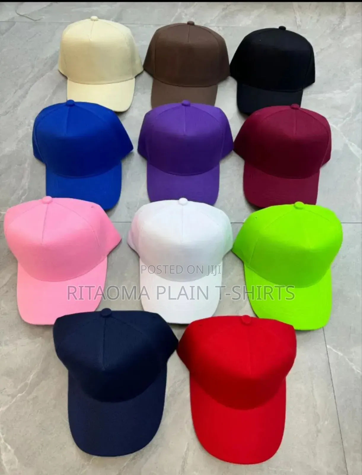 Plain Face Caps