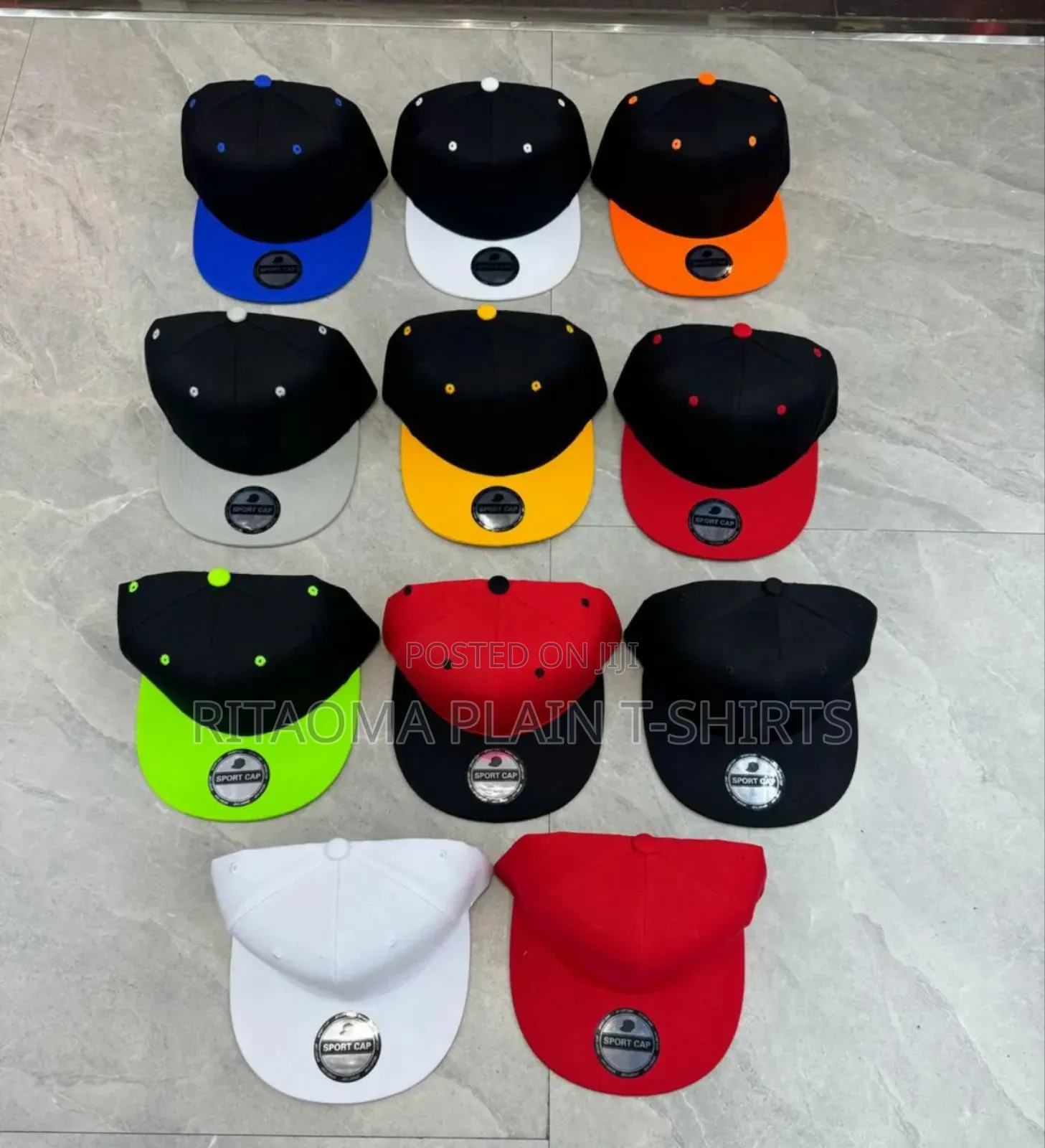 Plain Face Caps