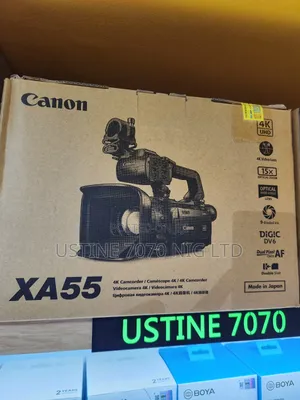 Xa55 Canon Video Camera (New)