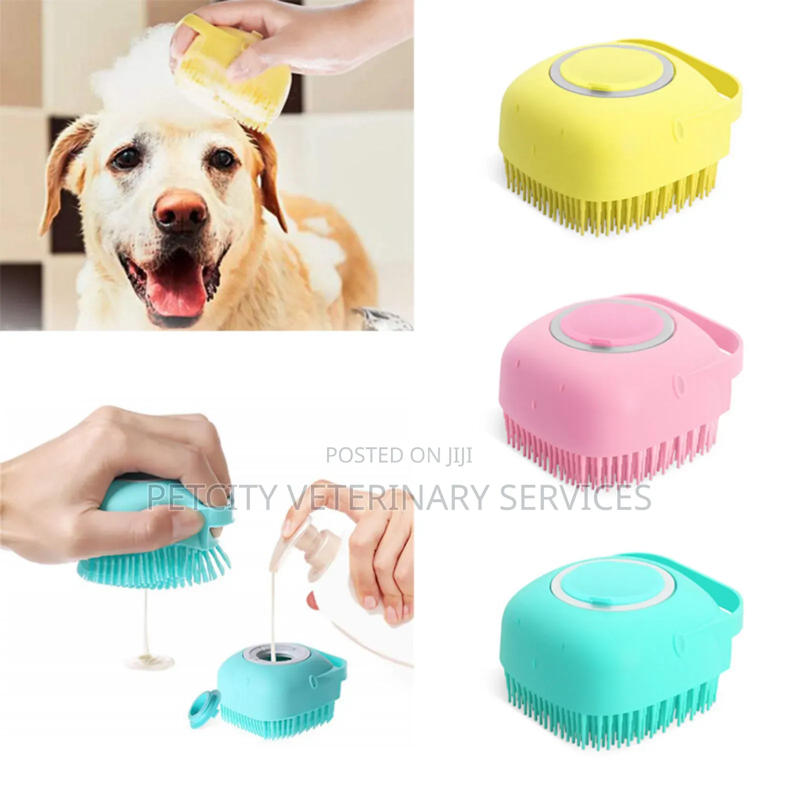 Pet Silicone Bath Brush!