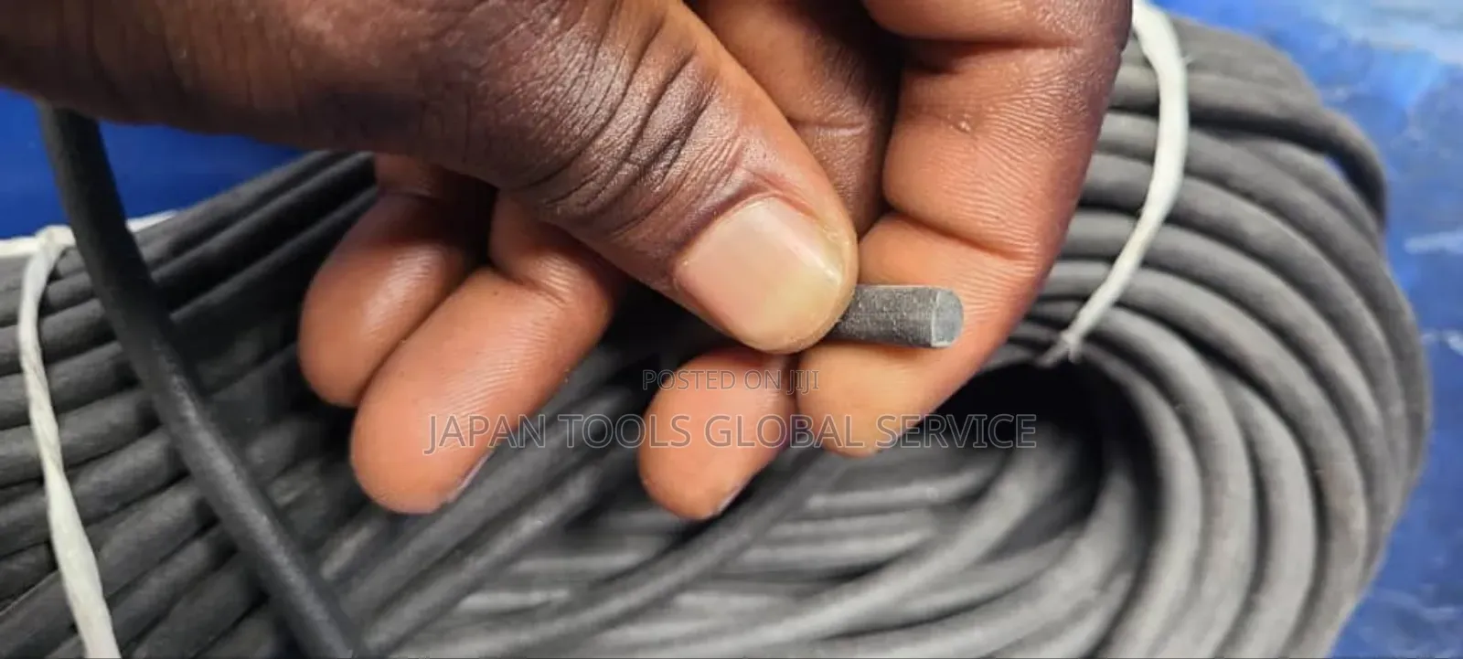 Black Nitrile Solid Rubber Cord (All Sizes Available)