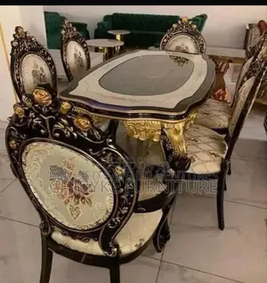 High Quality Imported Loyal Dining Table With 6 Chairs Available
