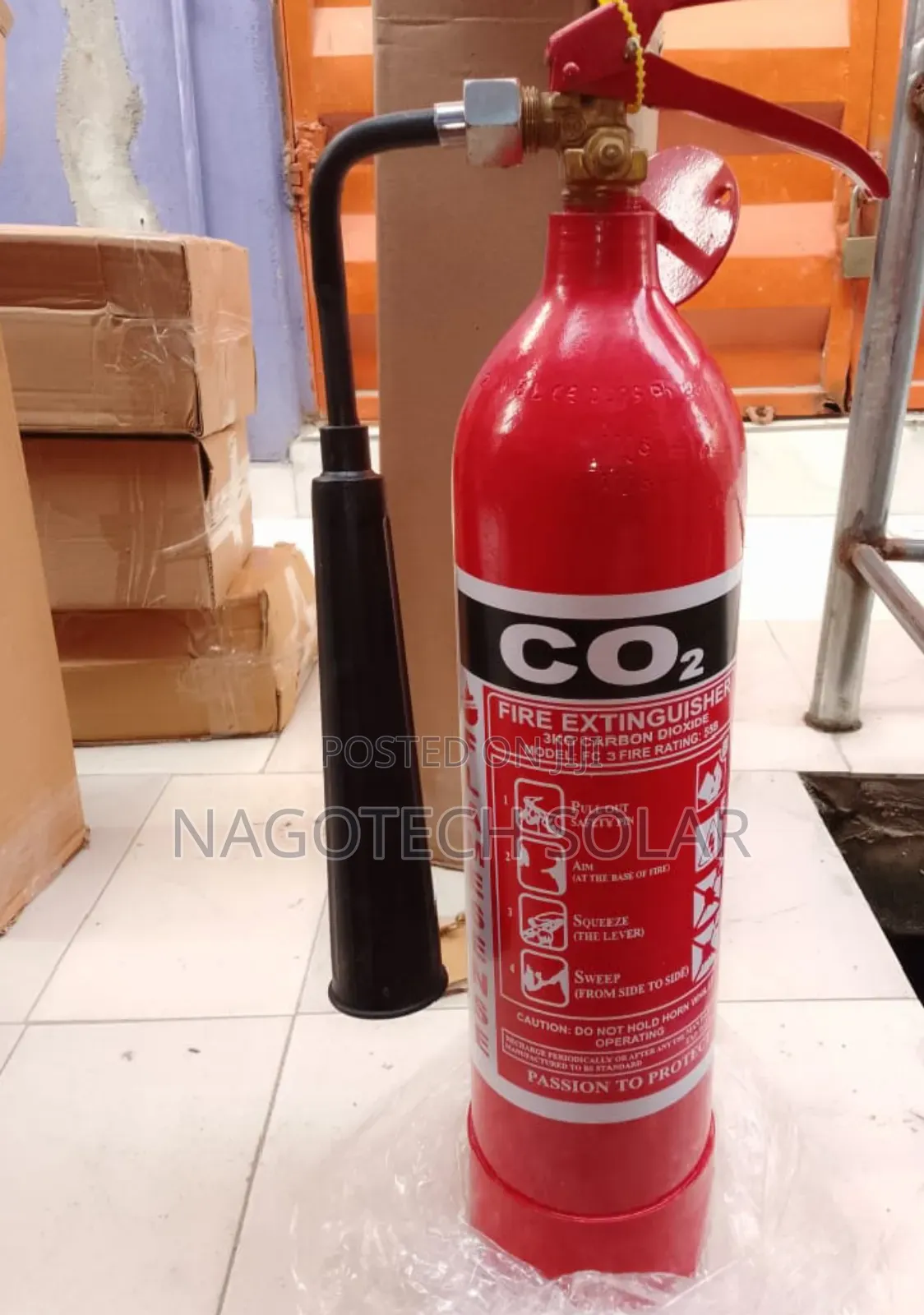 Original 3kg Co2 Fire Extinguisher