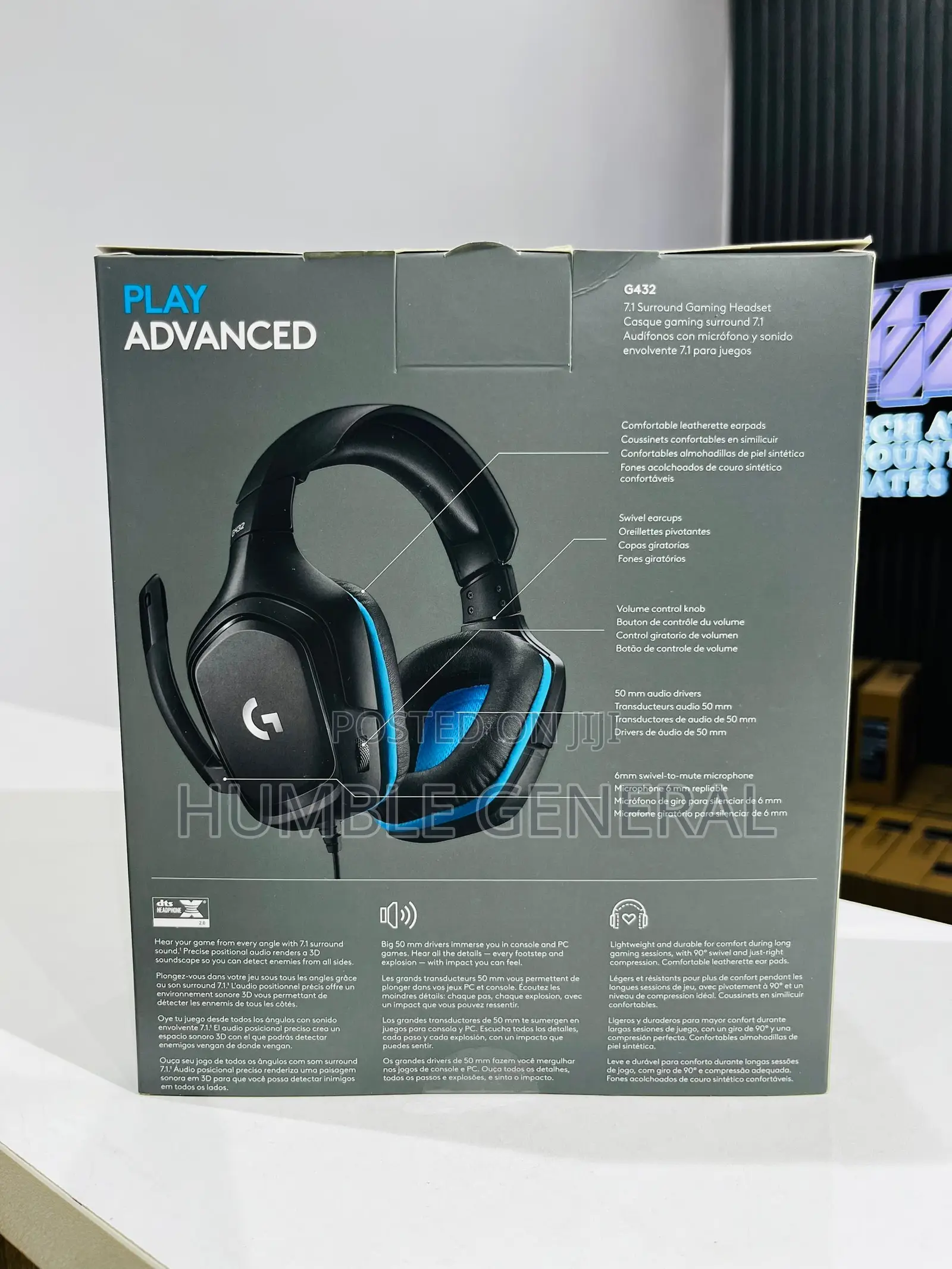Logitech G432 7.1 Surround Sound Gaming Headset