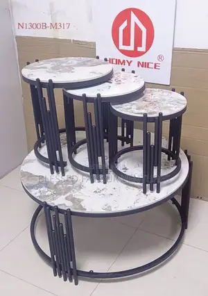 High Quality Imported Center Table With Three Side Stools Available