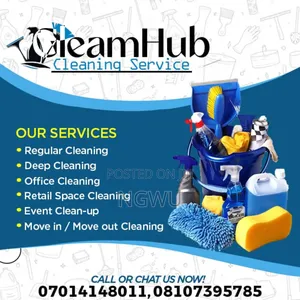 Gleamhub Cleaning and Laundry Agency.