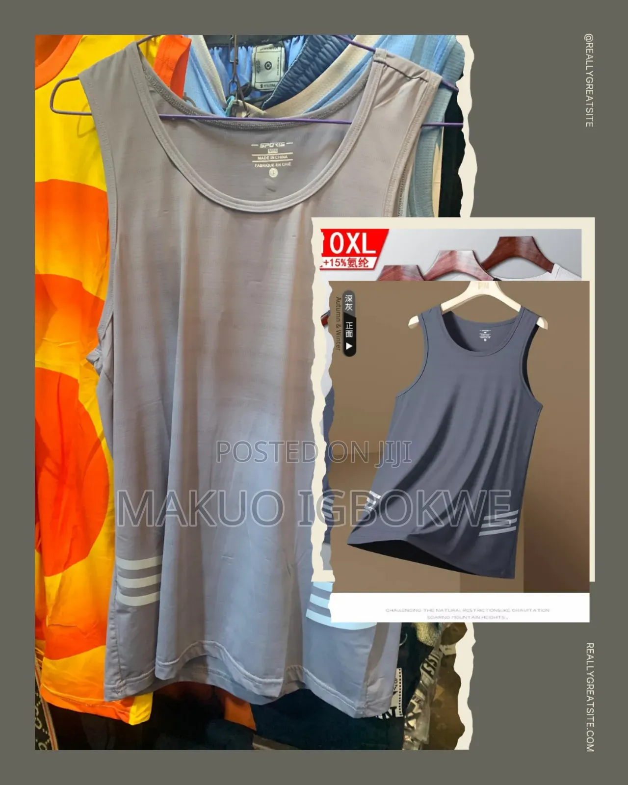 Gym Singlet Outfits