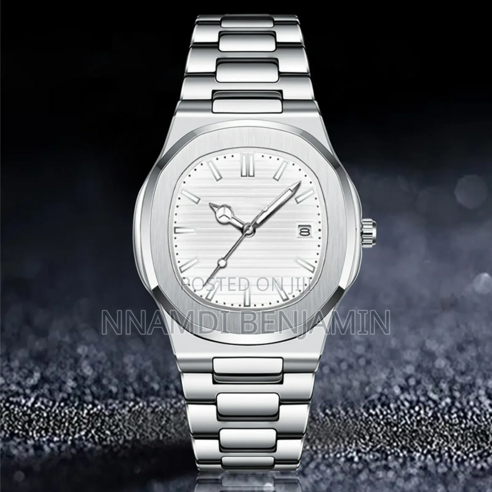 Men's Classic Silver Chain Watch