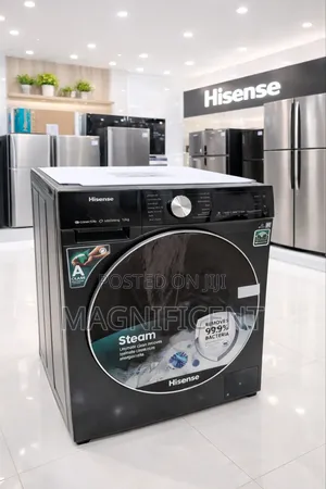 Hisense Wm 5s1245bb-Wd Steam Front Load Washing Machine